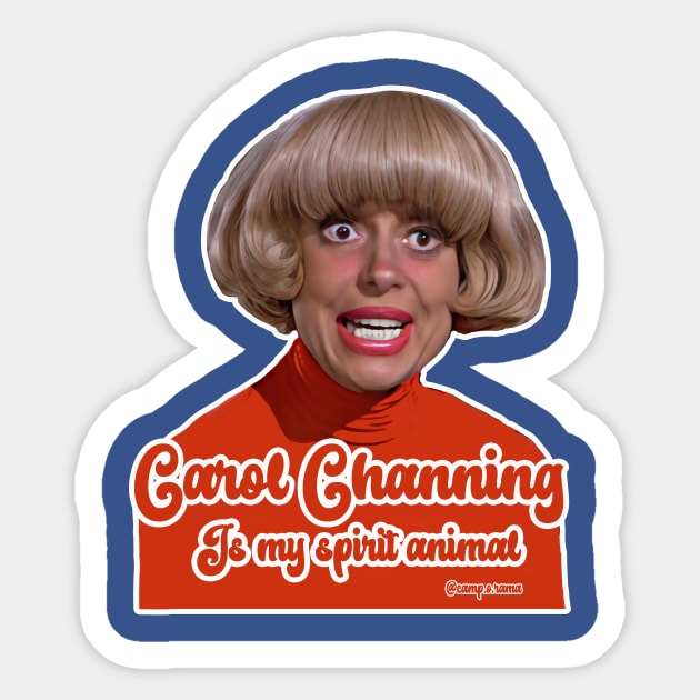 Carol Channing Sticker by Camp.o.rama